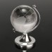 Round Earth Globe World Map Crystal Glass Clear Paperweight Stand Desk Decor New   332329678208